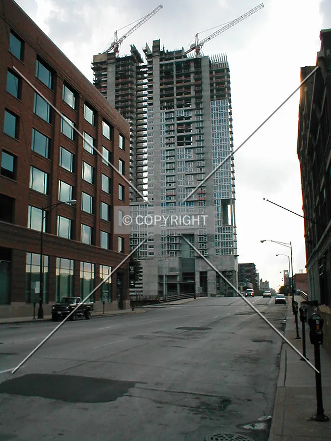 View looking west on Washington Blvd.