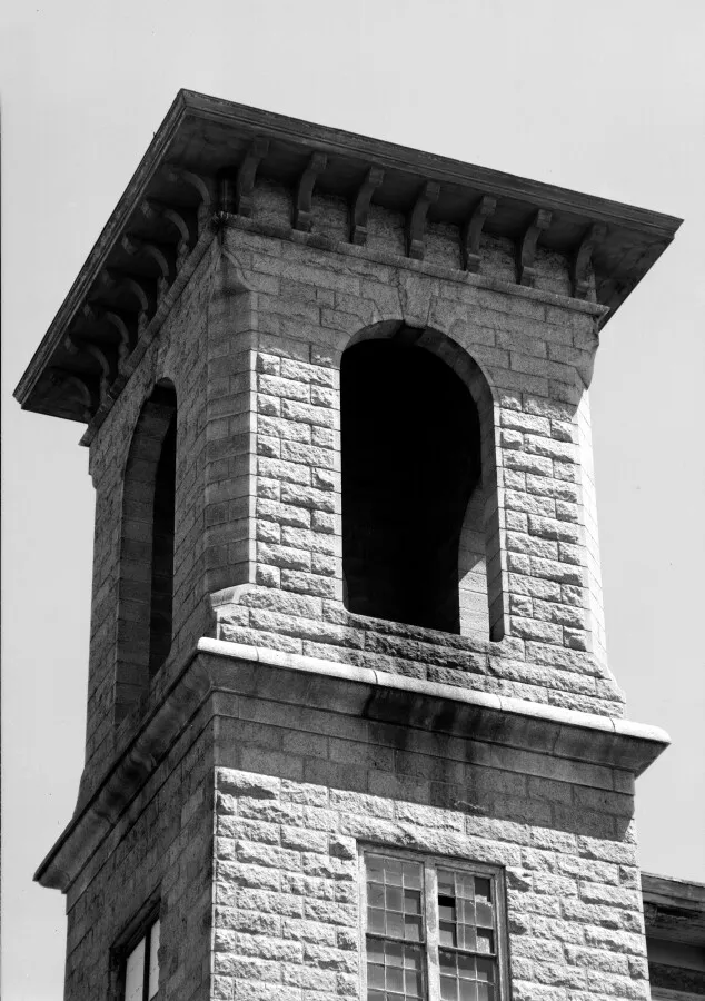 Northwest stair tower from the southwest