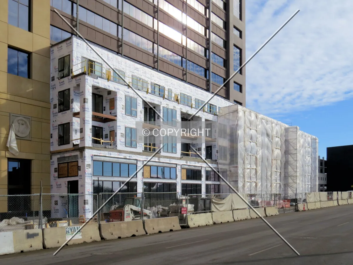 View to the east along 4th Street South