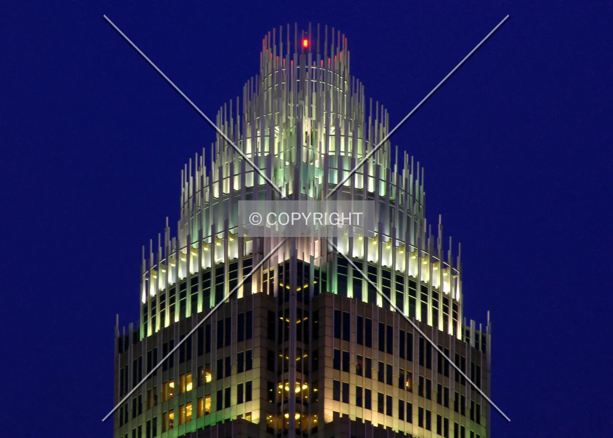 Crown from the southwest at dusk