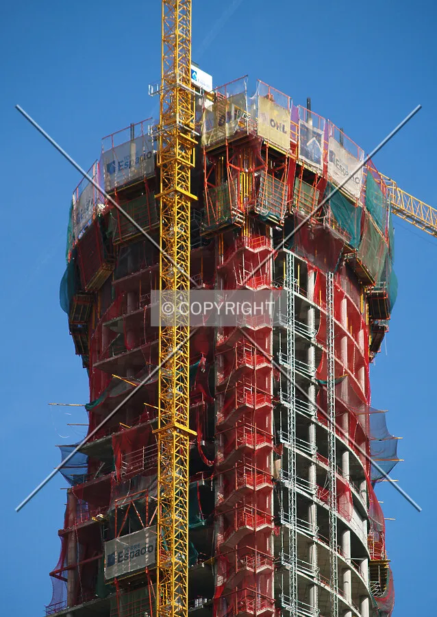 Top floors as seen from the western side