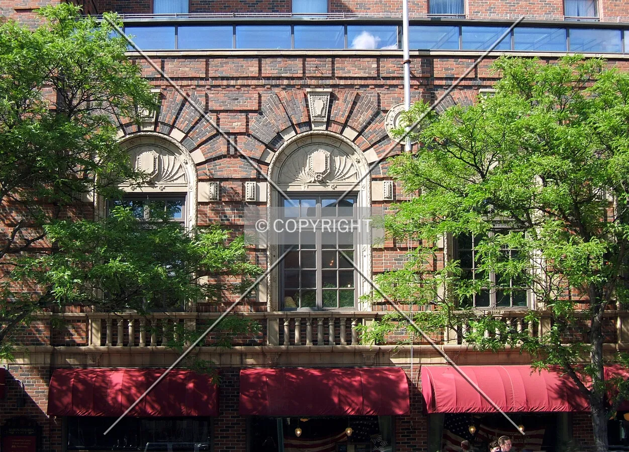Facade detail facing Market Street