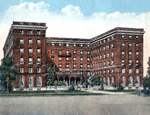Vintage view from the west
