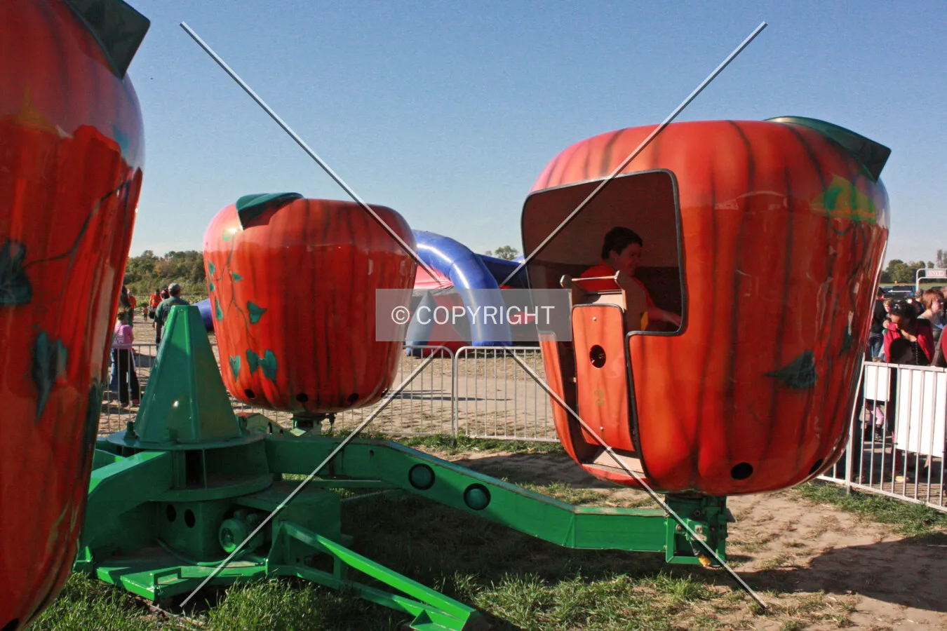 Spin The Pumpkin ride at Relleke Farms