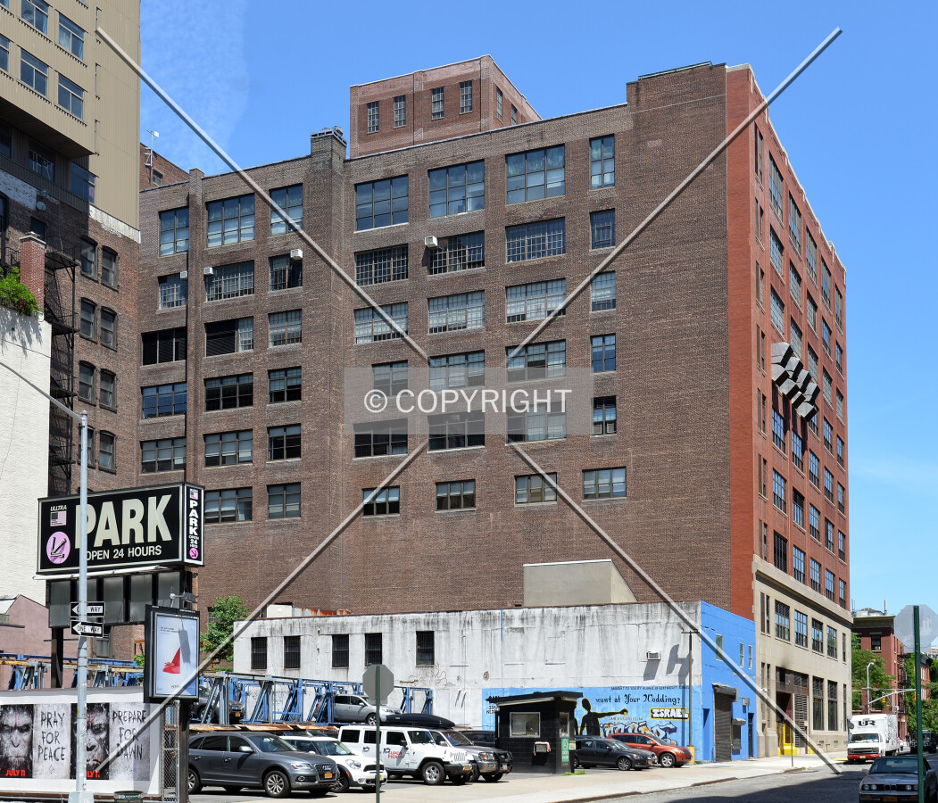 View from the southwest at Greenwich and Leroy Streets