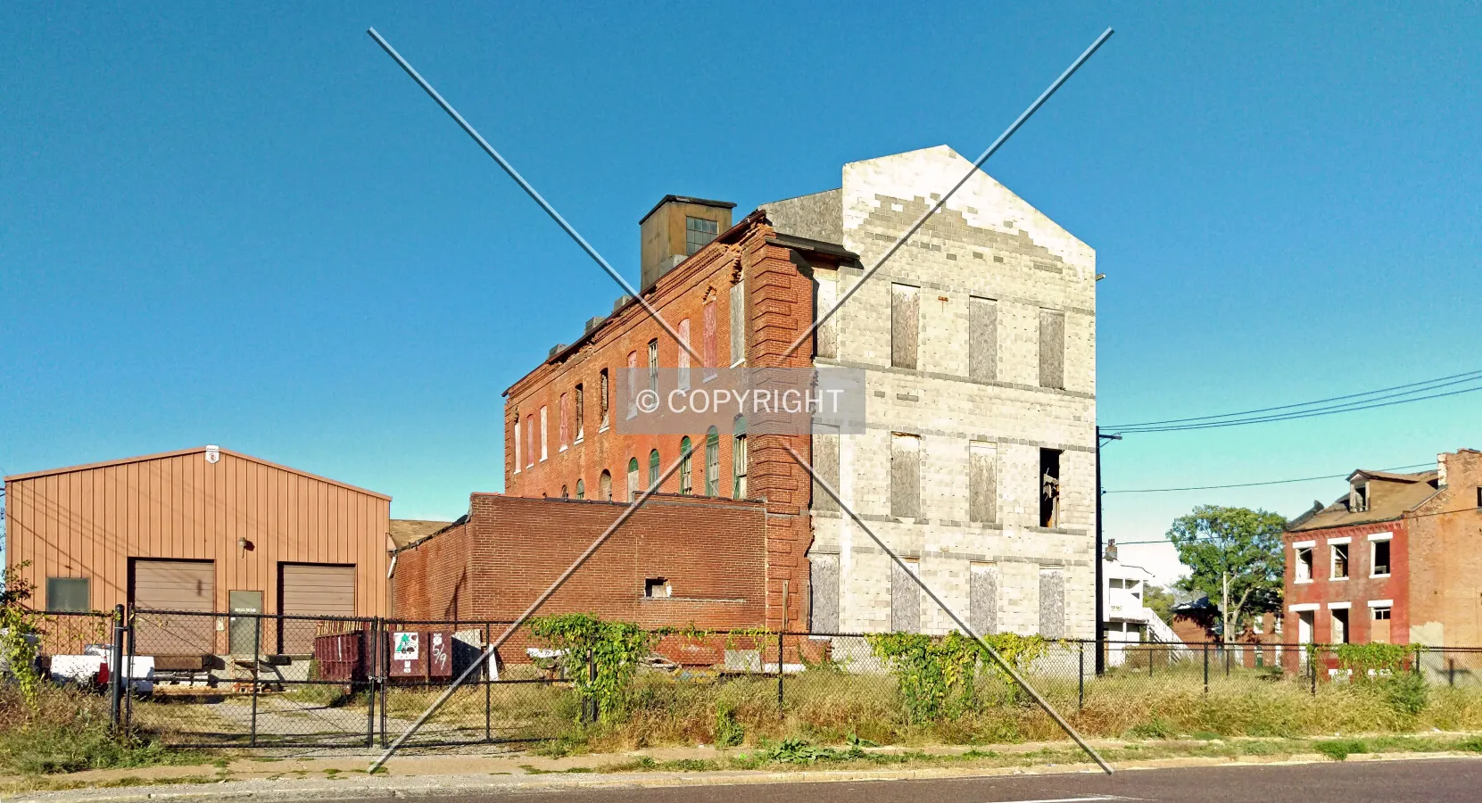View from the southwest; October 16, 2015