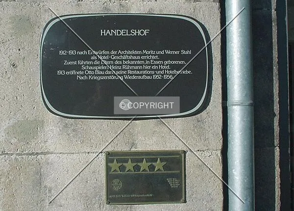 Sign mounted to the facade of the building