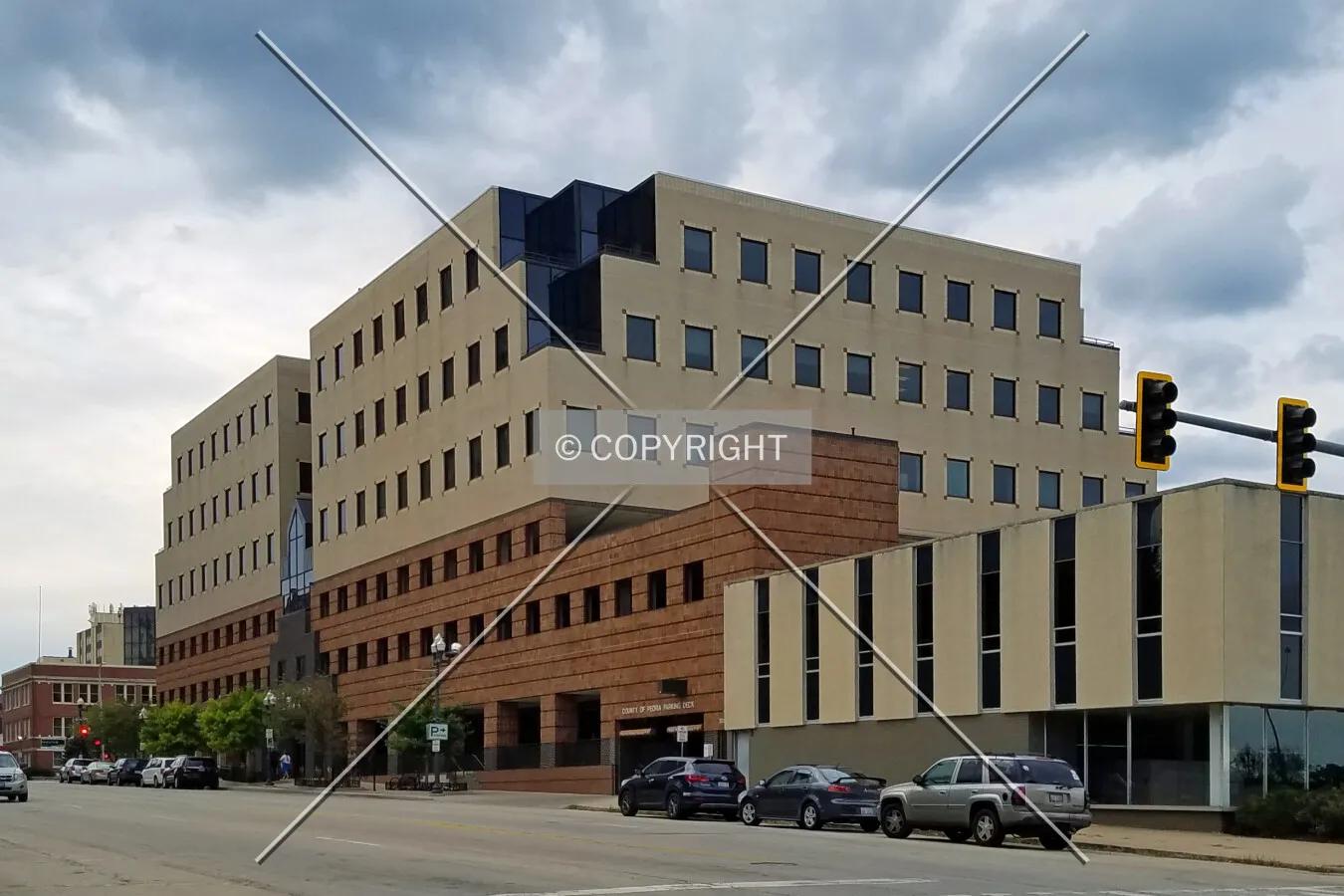 View from the southwest; August 5, 2017