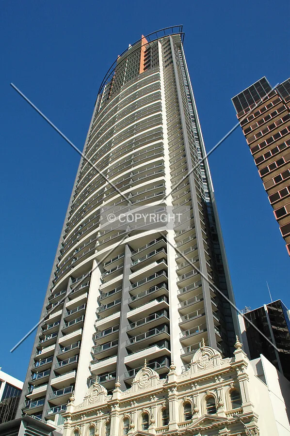 Looking up from Queen Street