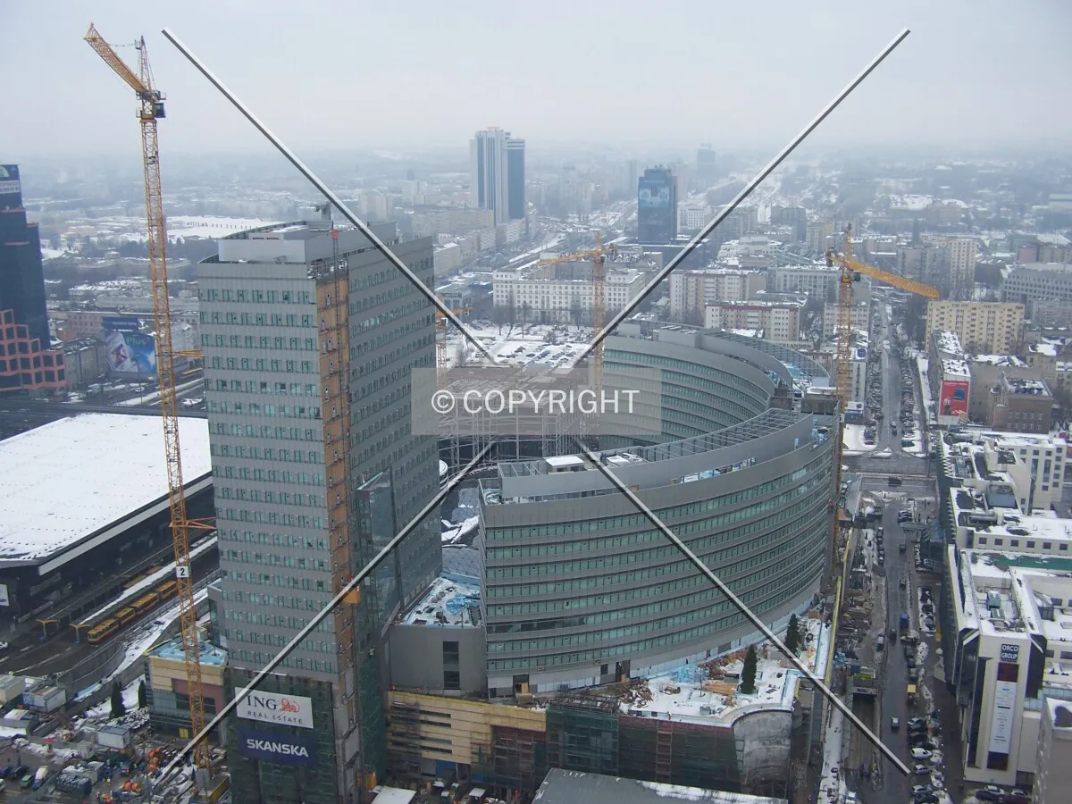 View from the Palace of Culture and Science