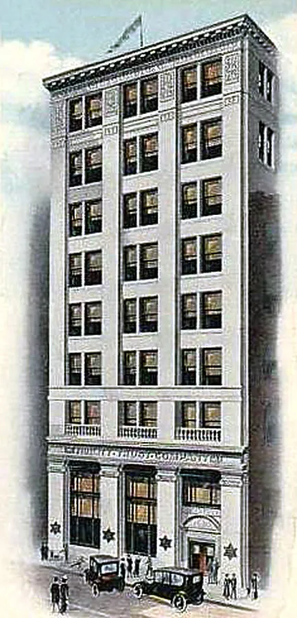 Vintage view from the southeast