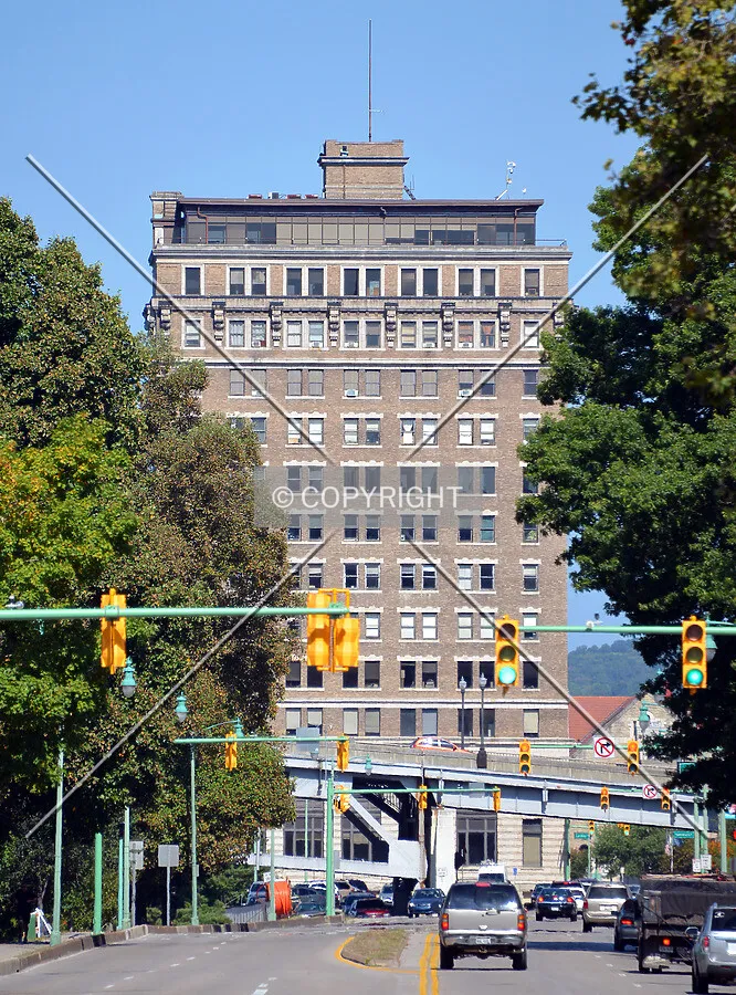 View from the southeast