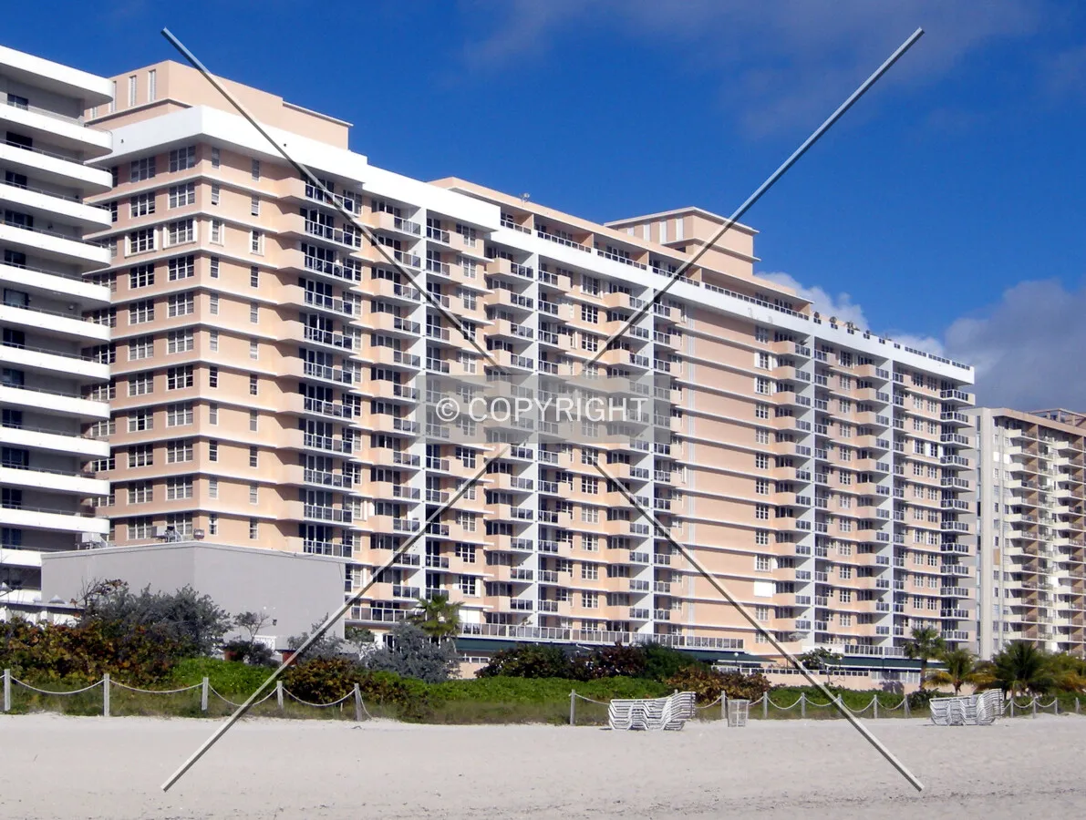 View from the southeast along the beach
