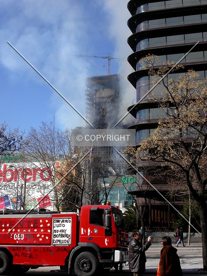 View from Paseo de la Castellana