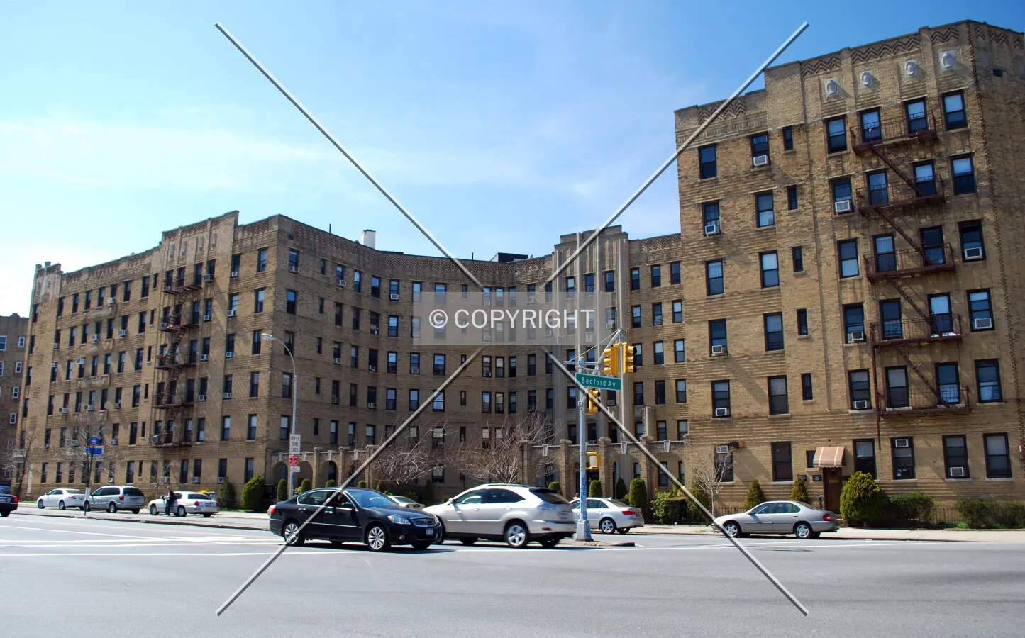 View westward along Kings Highway