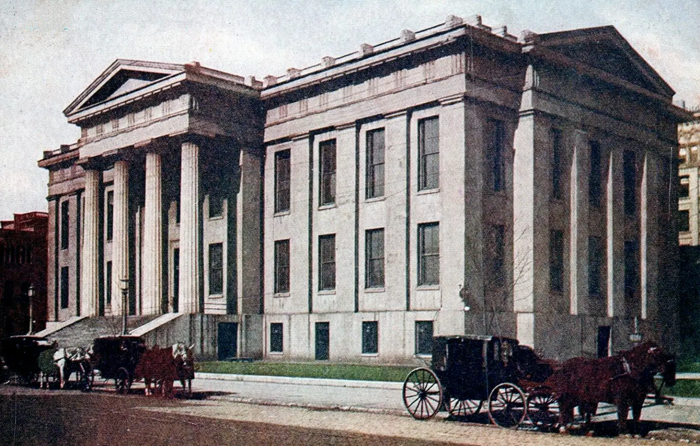 Vintage view from the southeast
