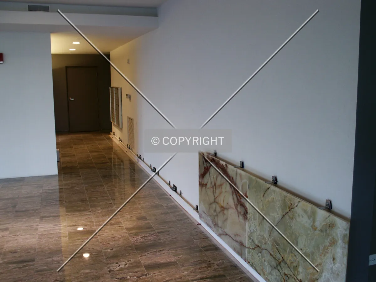 Lobby, looking into the mailroom