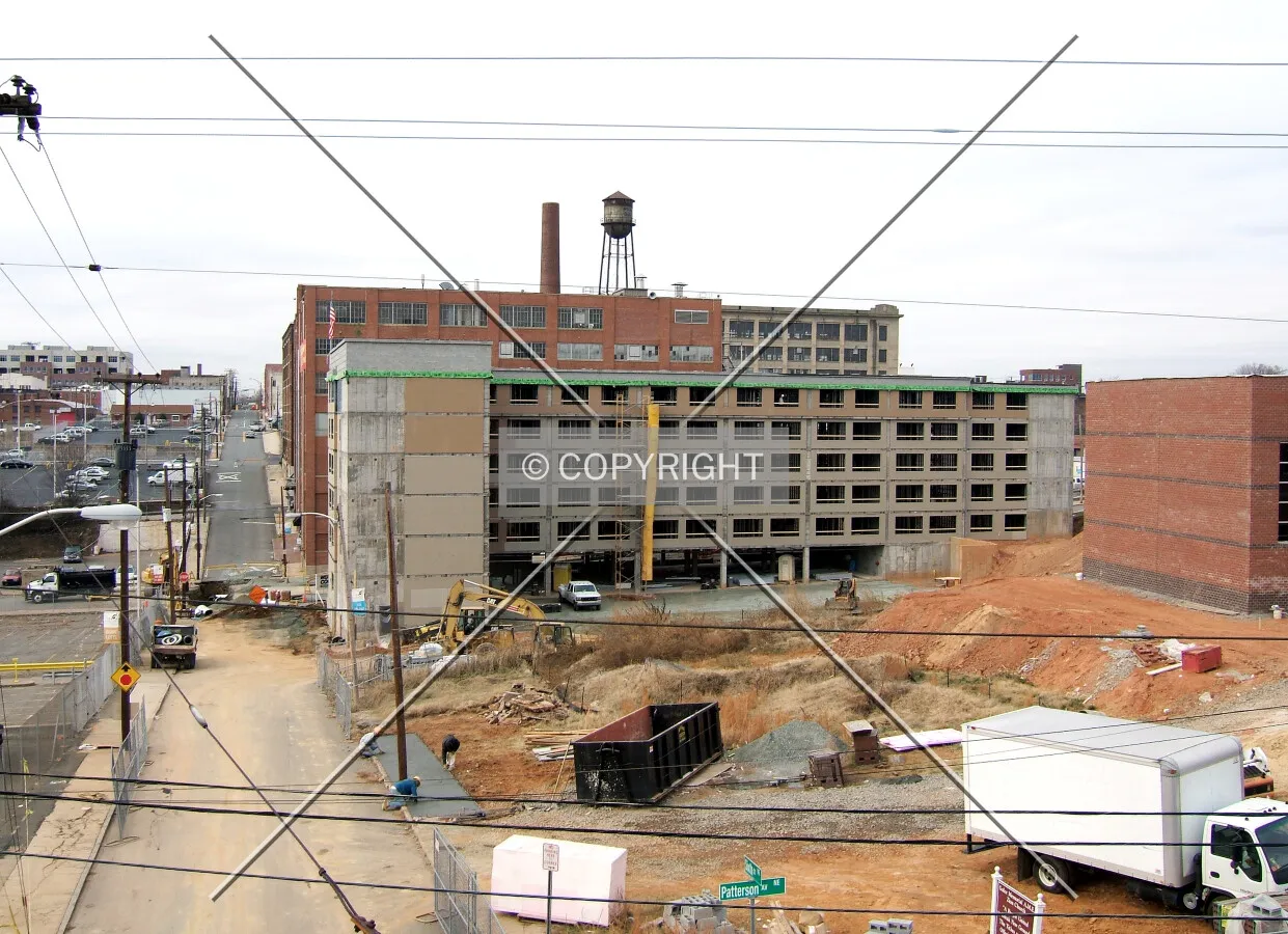 View from the east along 6th Street