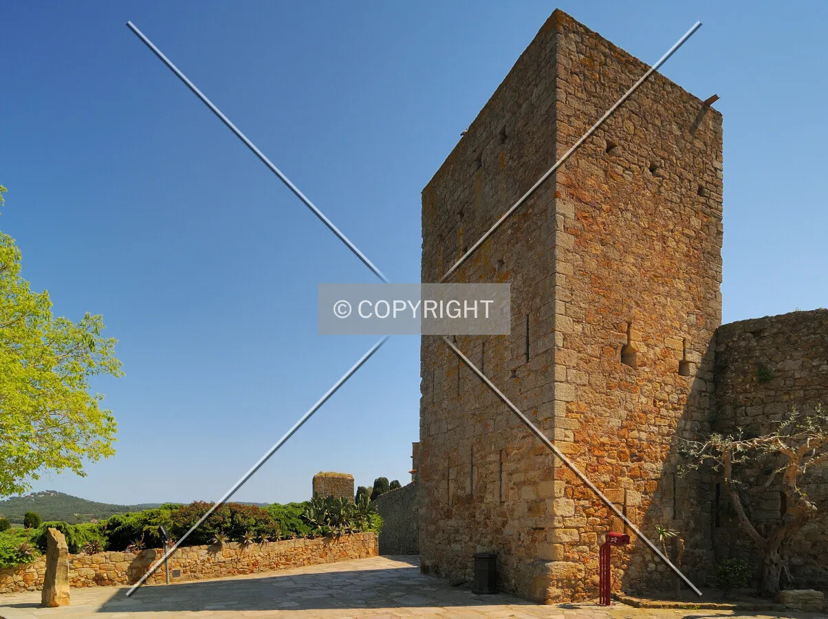 Tower in the walls of Pals