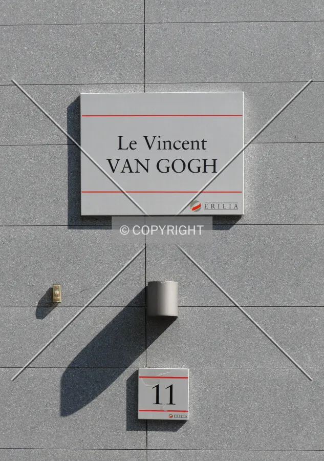 Building sign on Rue Auguste Pégurier