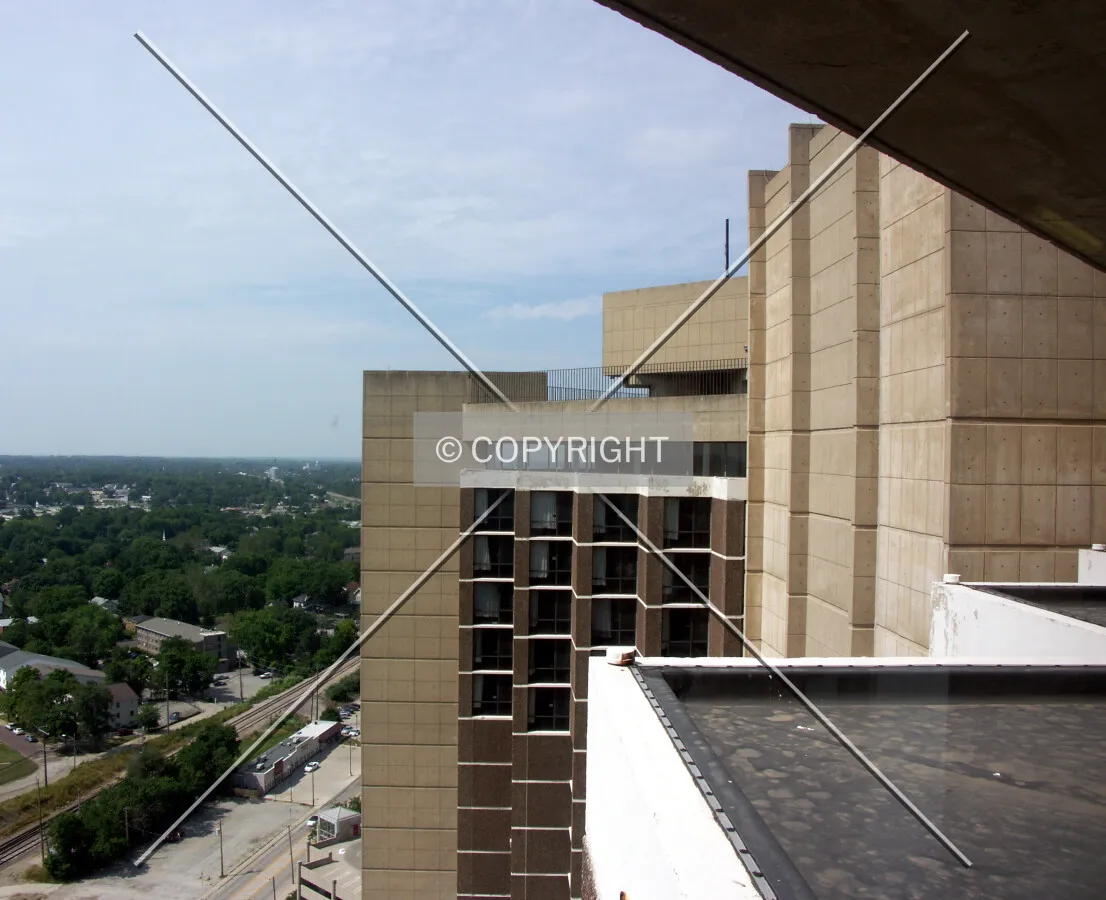 Looking west from 28th floor lobby