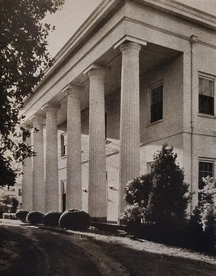 Vintage 1940's view from the southeast