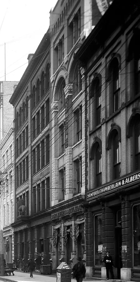 Vintage view from the southwest