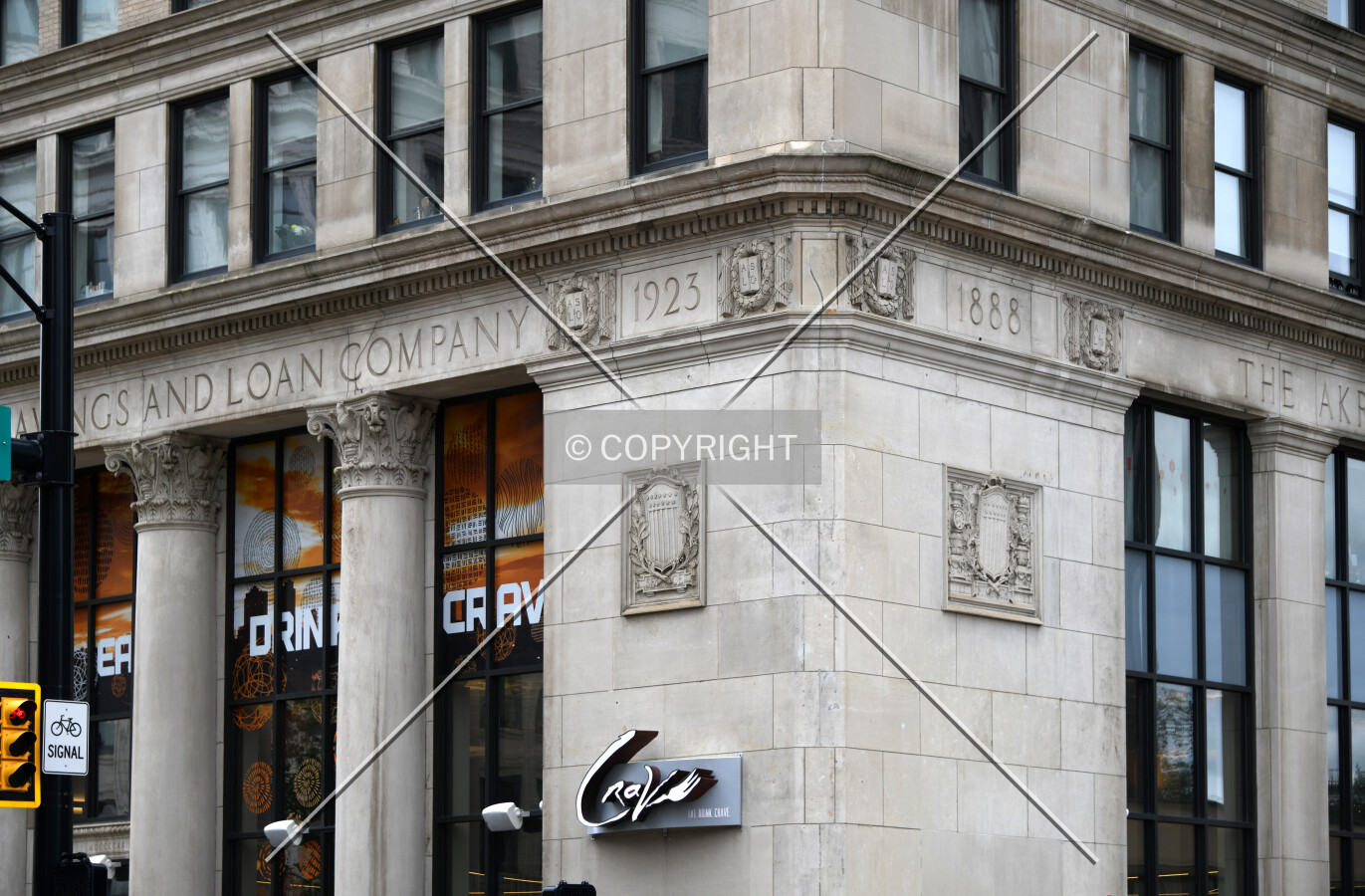 View from the northeast