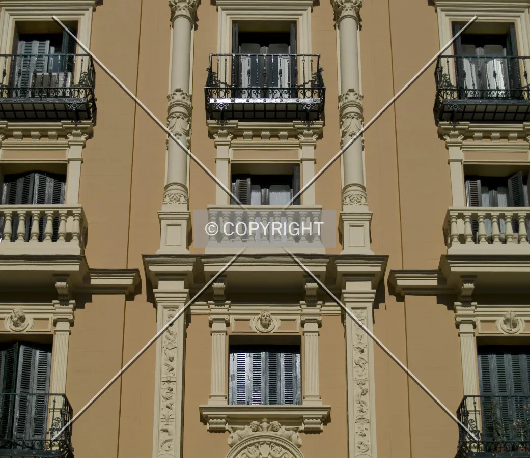 Detail of the western facade