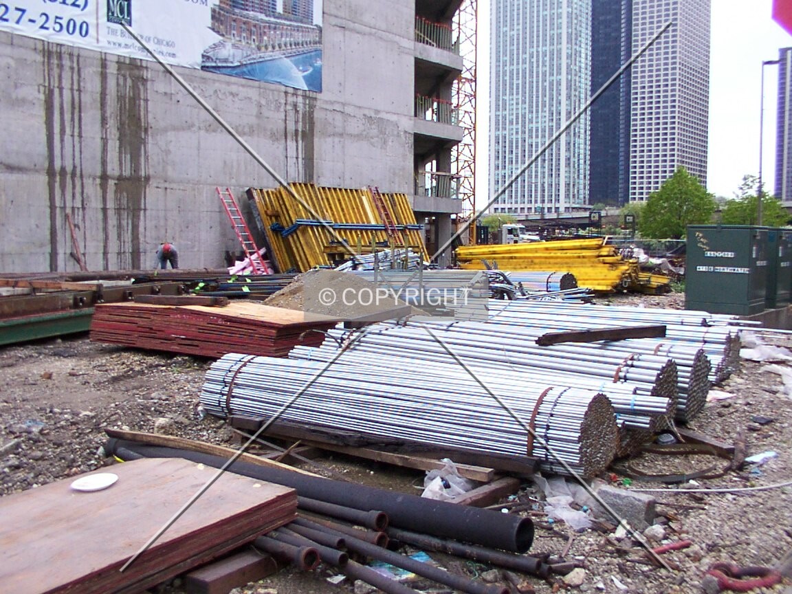 West side of the site; 14 May 2003
