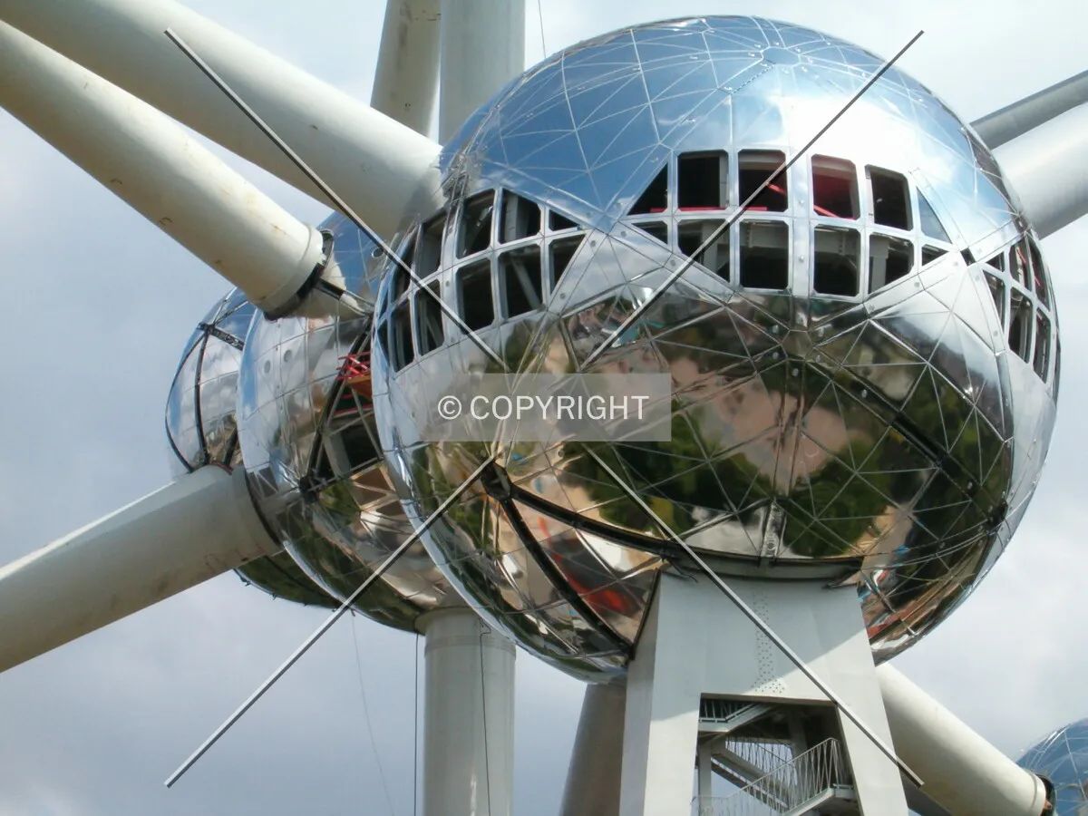 Spheres during extensive renovation
