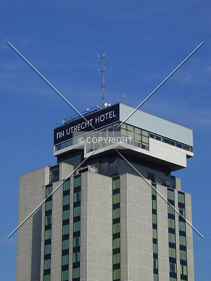 Top of the tower with the restaurant