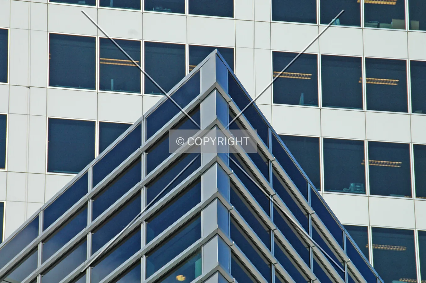 Detail on the southwest corner