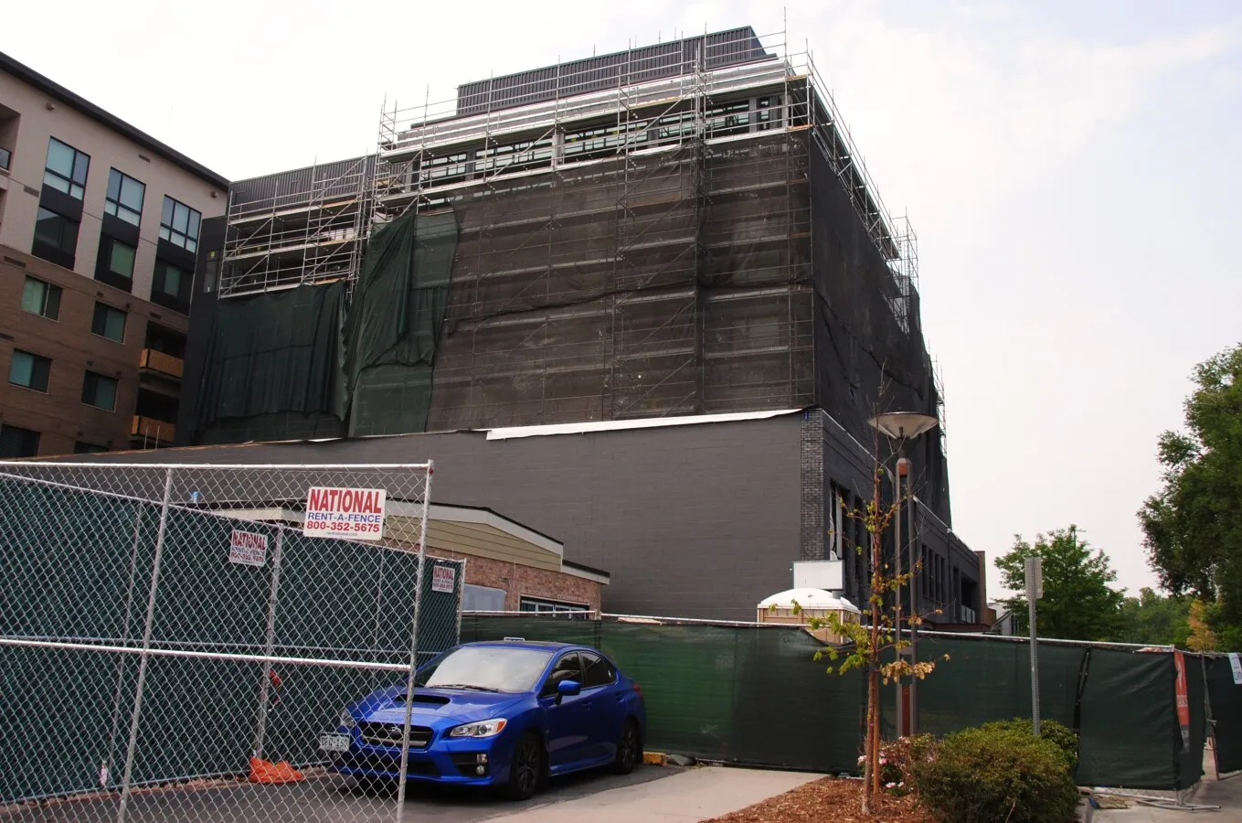 View from the southeast