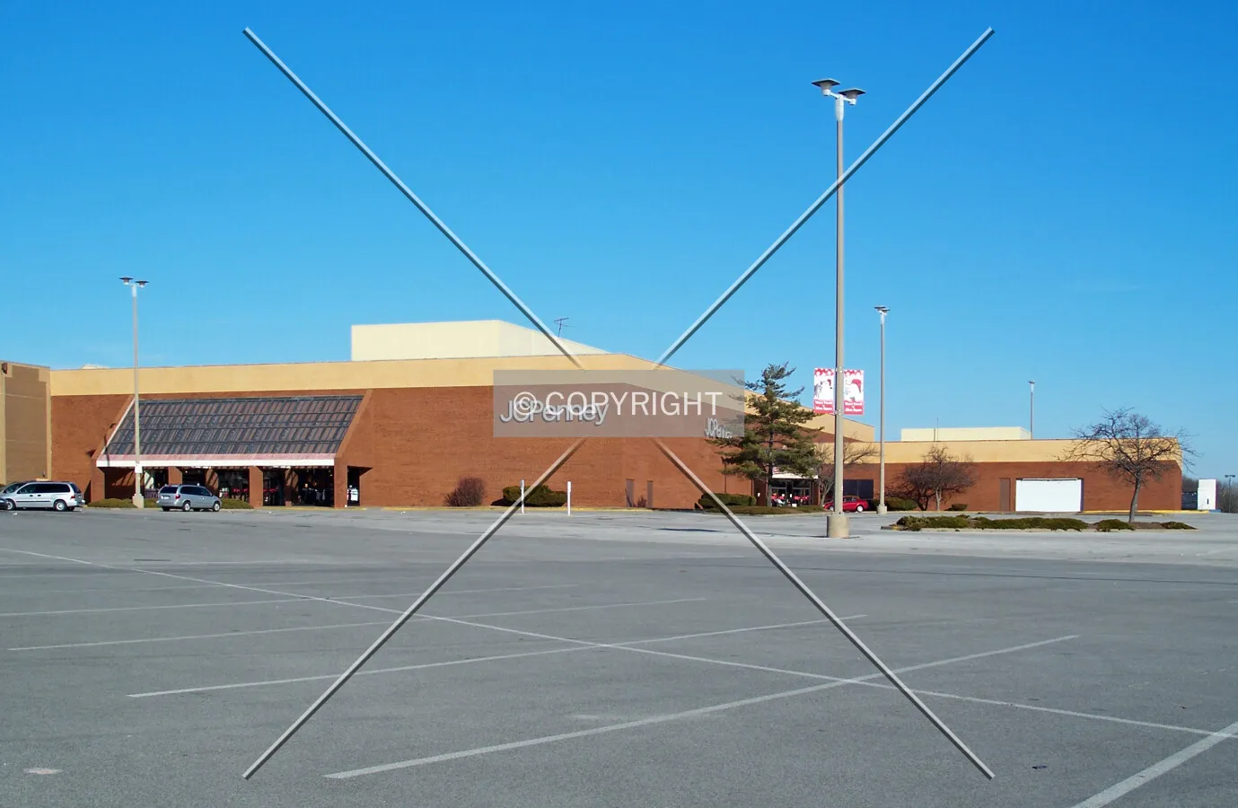 JCPenney from the southeast; January 21, 2008