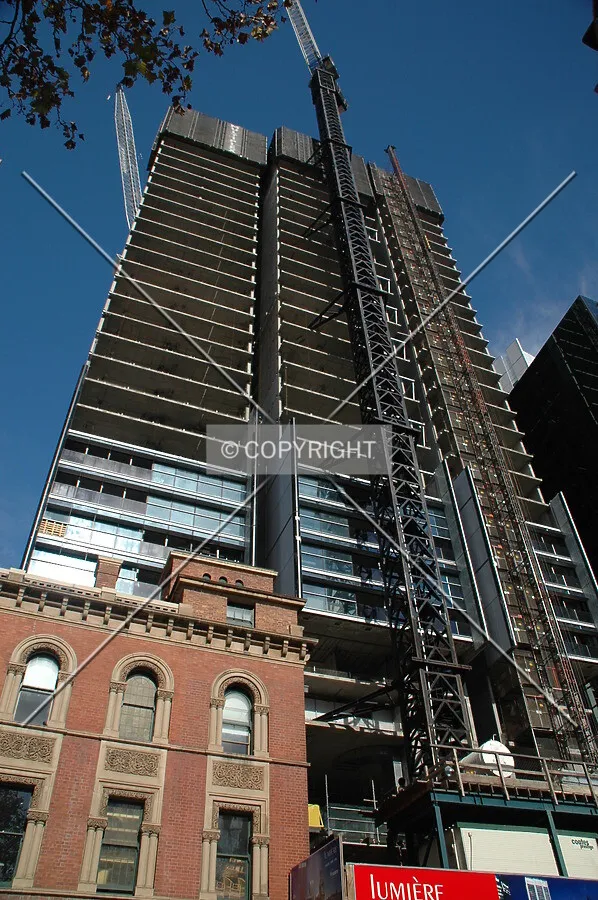Looking up the northside