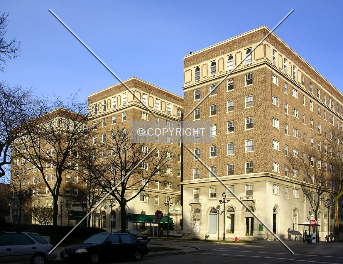 From the east along East Juneau Avenue