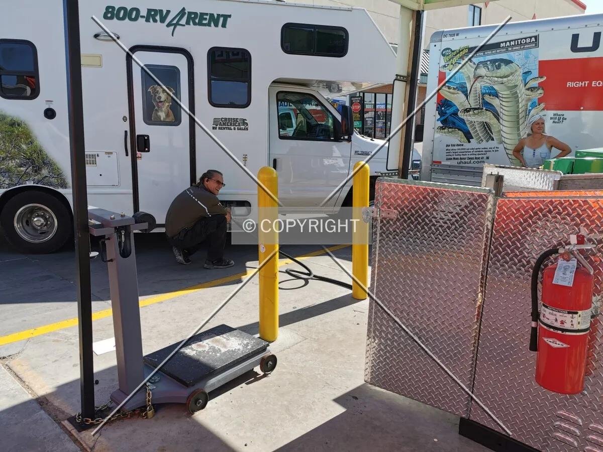 Propane fuel station