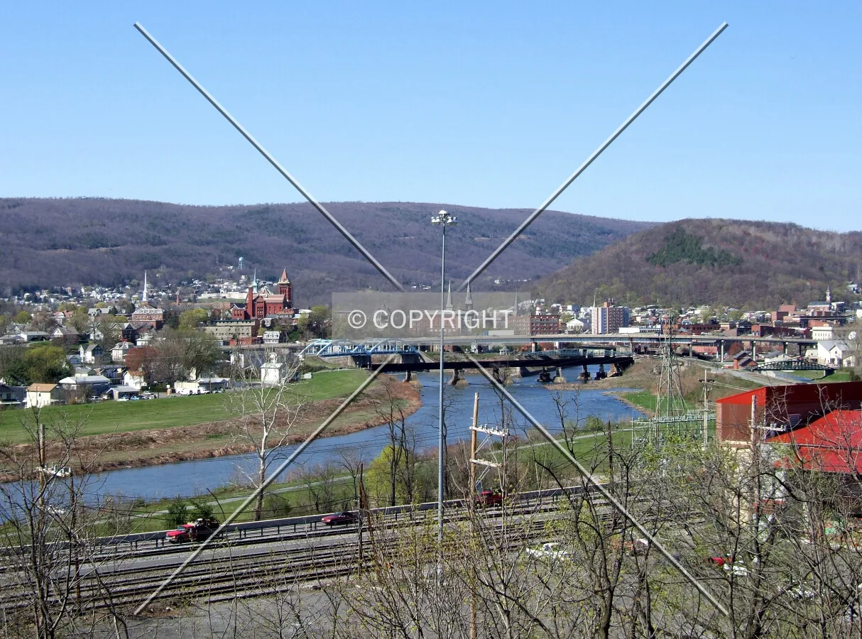 Downtown from the south