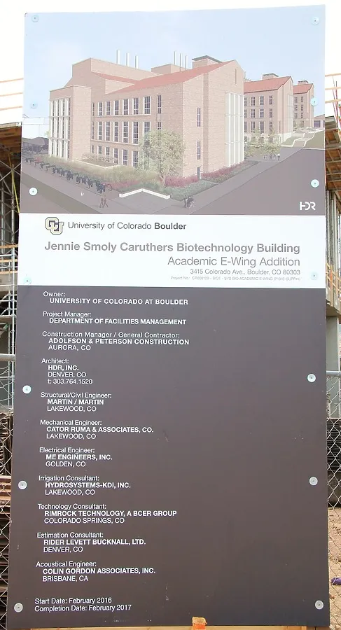 Project signage