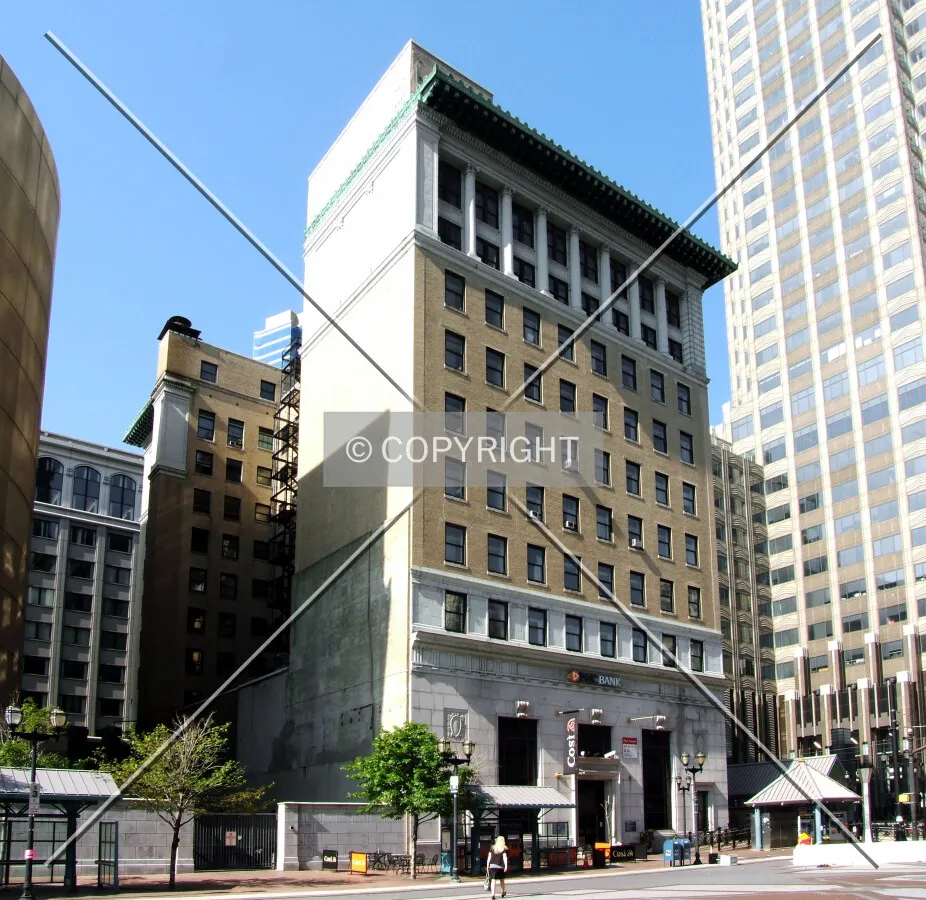 View from the northeast across Exchange Place