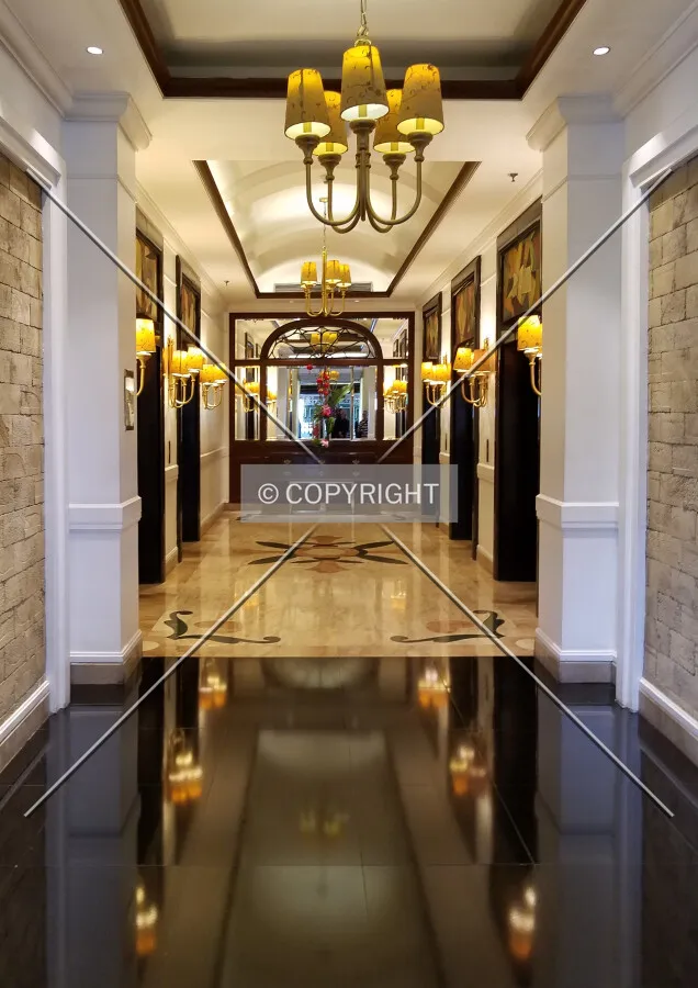 14th-floor elevator lobby; February 22, 2018