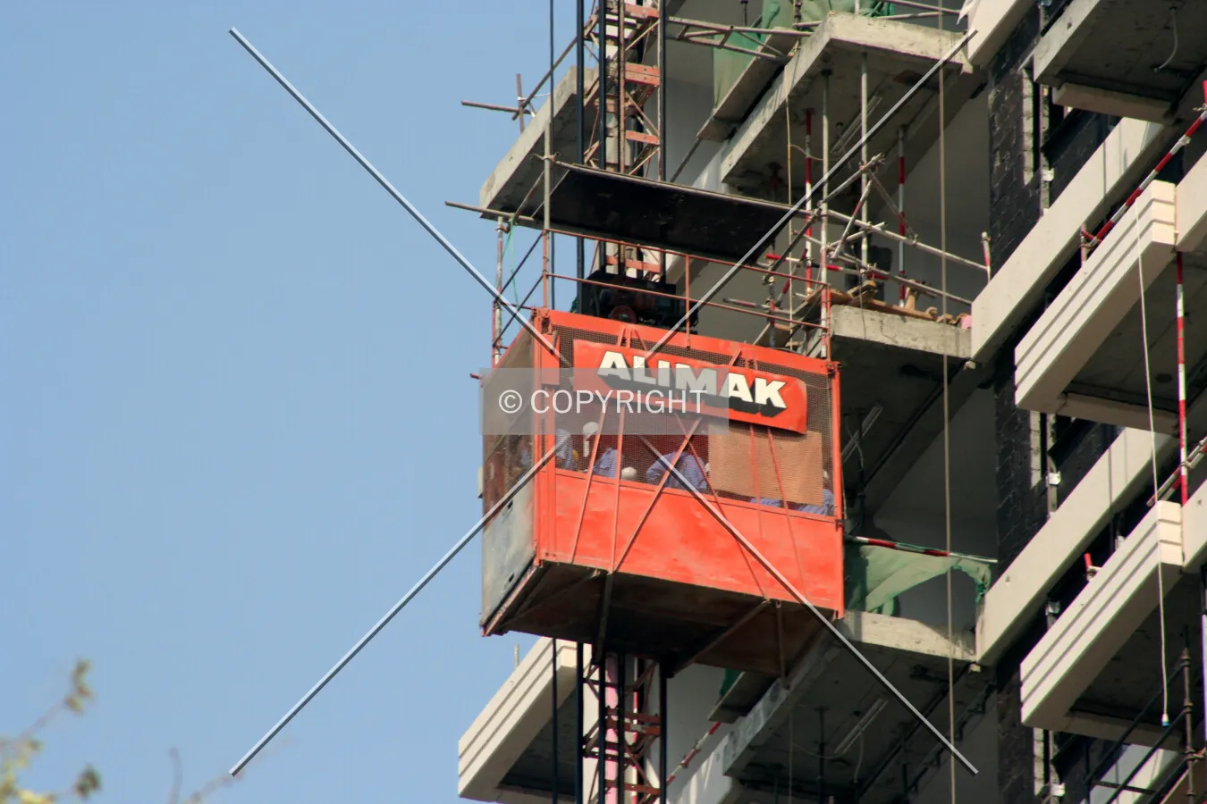View of the elevator