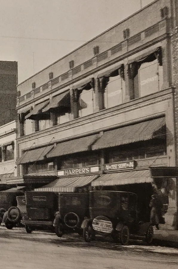 Vintage view from the southeast