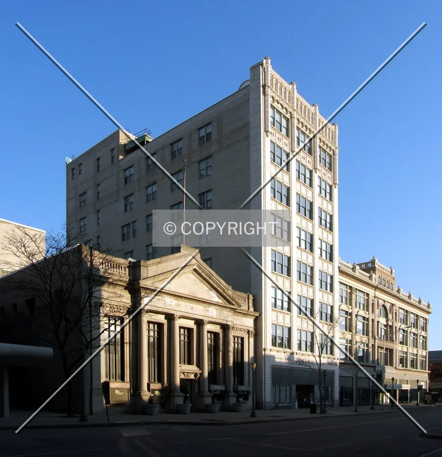 View from the northwest on Wyoming Avenue