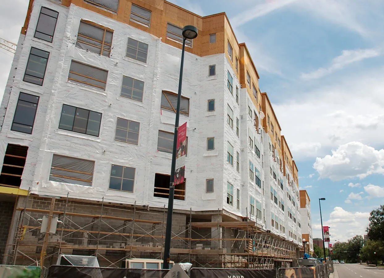View to the southeast