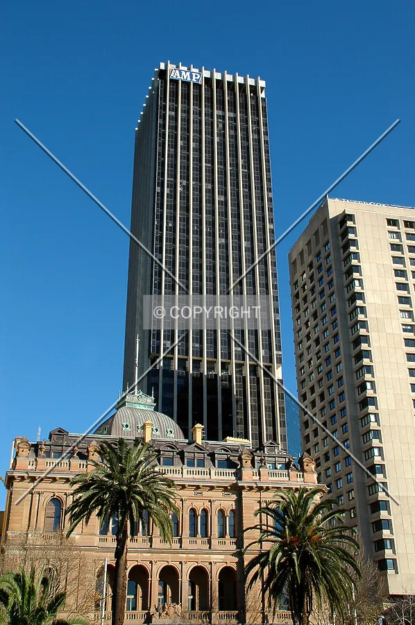 Looking up from the east