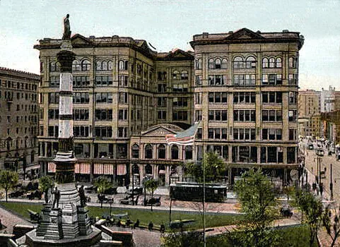 Vintage view from the north