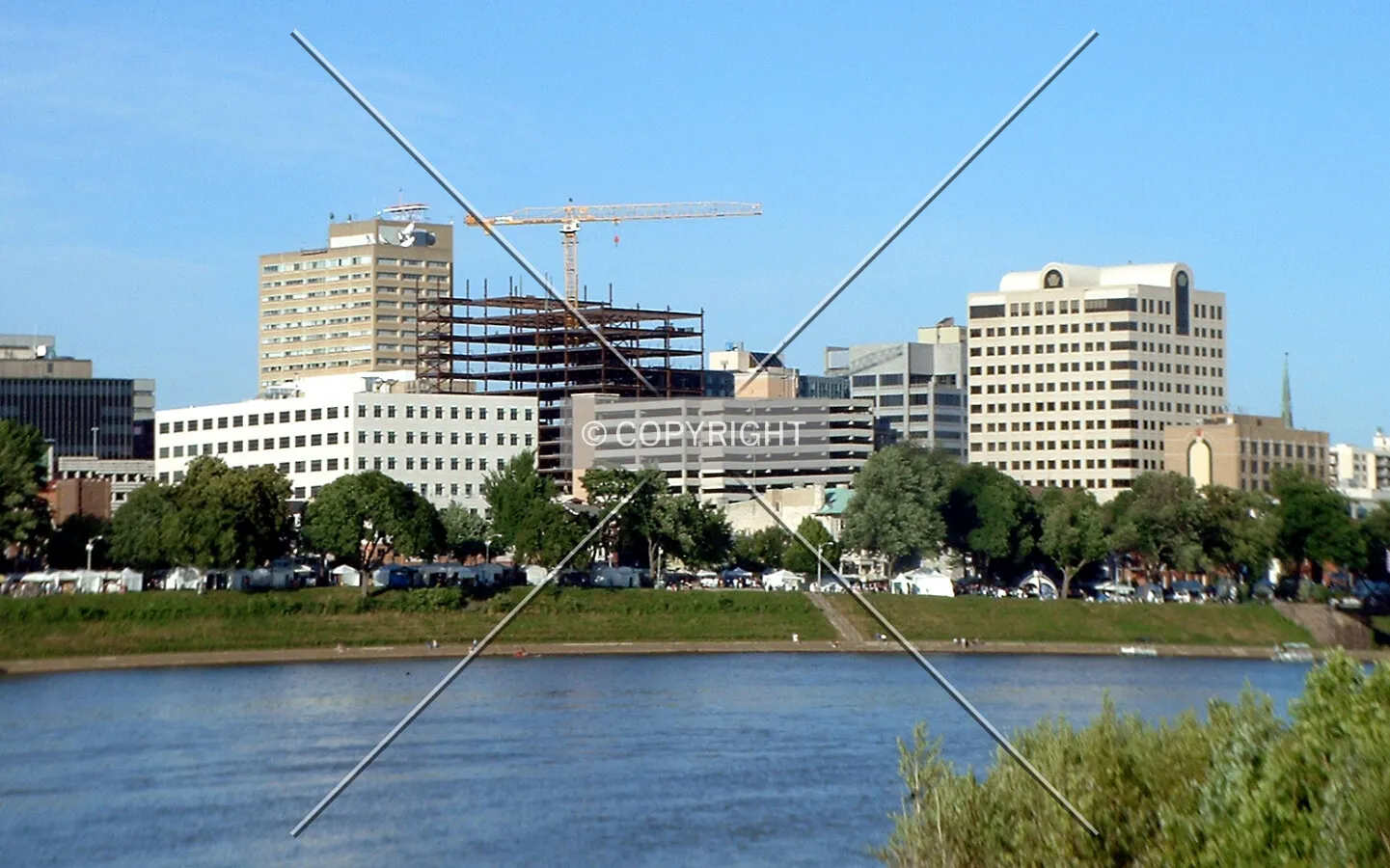 View from the west