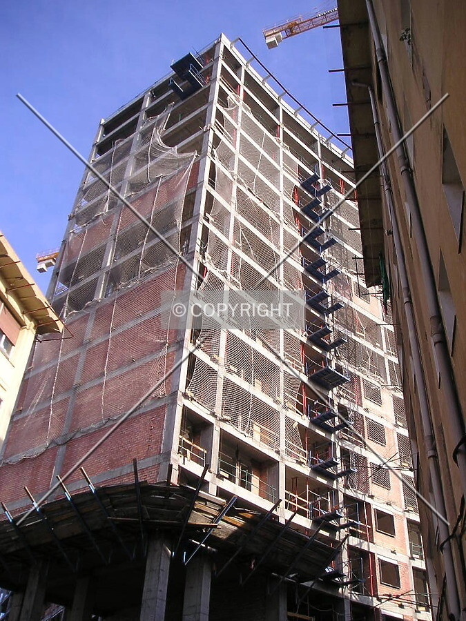 Side view of the building